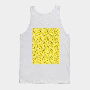 Distorted Smile Pattern Tank Top